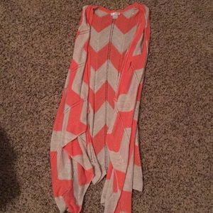 Charming Charlie Sleeveless Cardigan